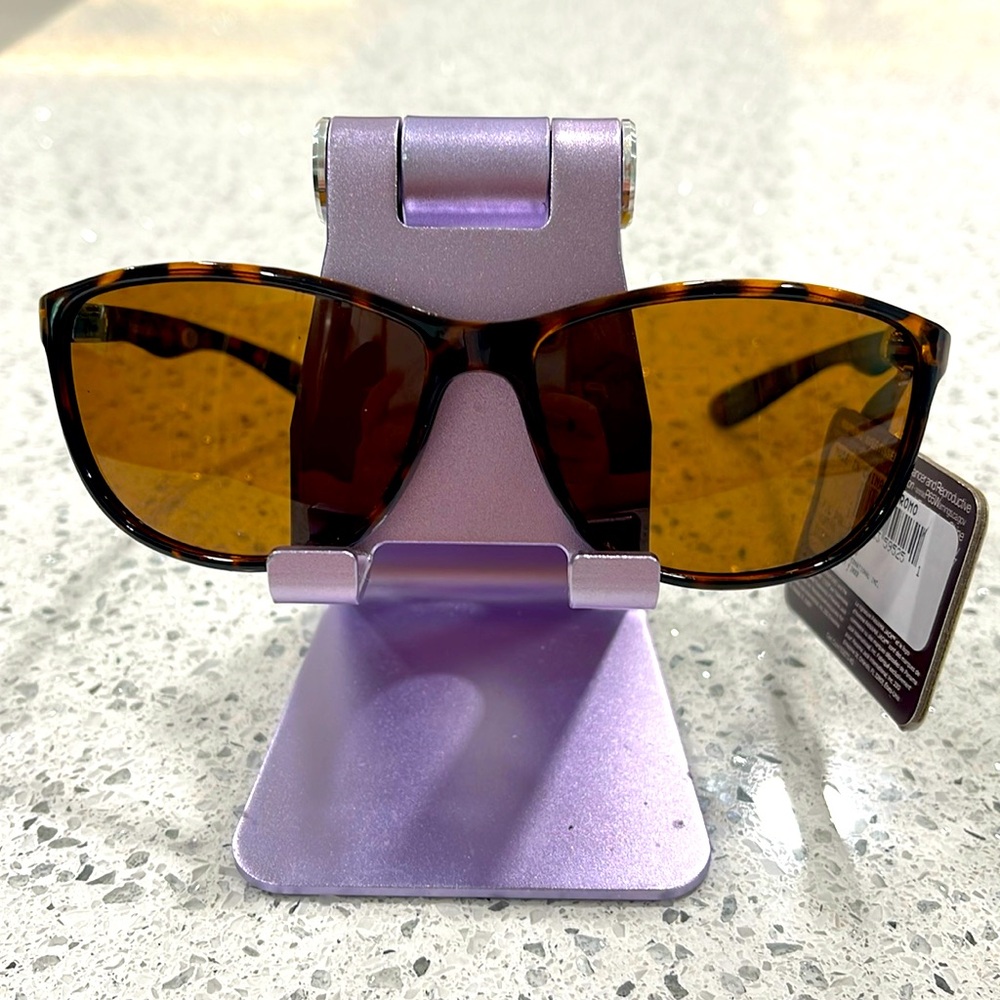 NWT PANAMA JACK POLARIZED WOMENS BEAUTIFUL TORT FRAME LIGHT BROWN TINT 100% UVA